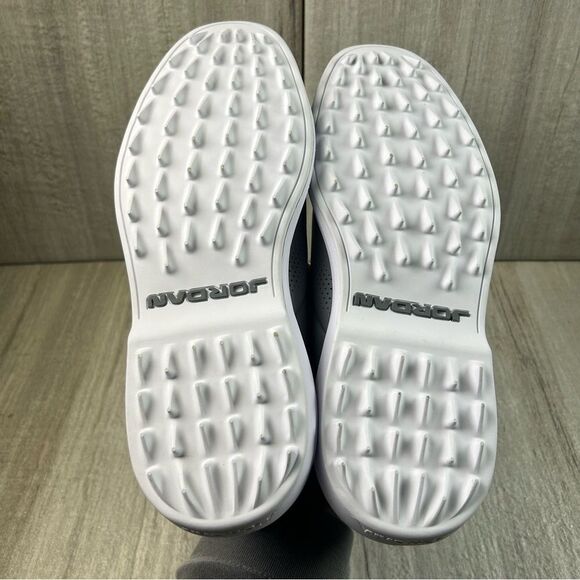 NEW Jordan ADG 4 Golf Wolf Grey Athletic Sneaker Cleats dm0103-010 Men’s Size 8 - Picture 4 of 10